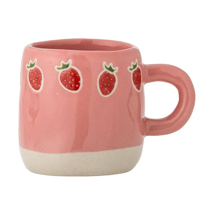 Filiżanka Millie 110 ml - Róż, truskawki - Bloomingville