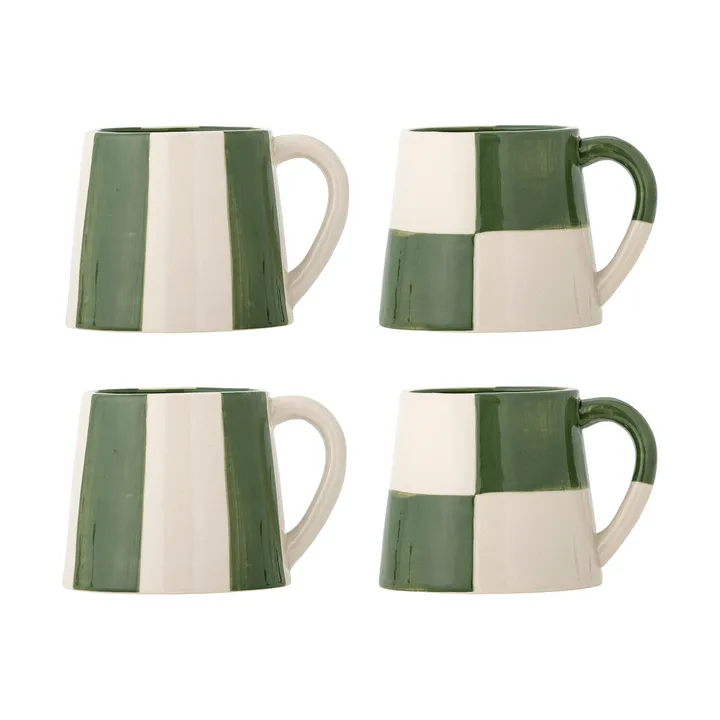 Floki kubek - Green, 4 elementy - Bloomingville