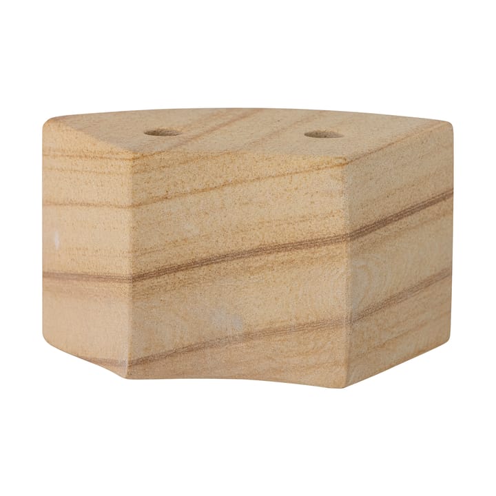 Florida świecznik 14,5x8x7,5 cm, Natural sandstone Bloomingville
