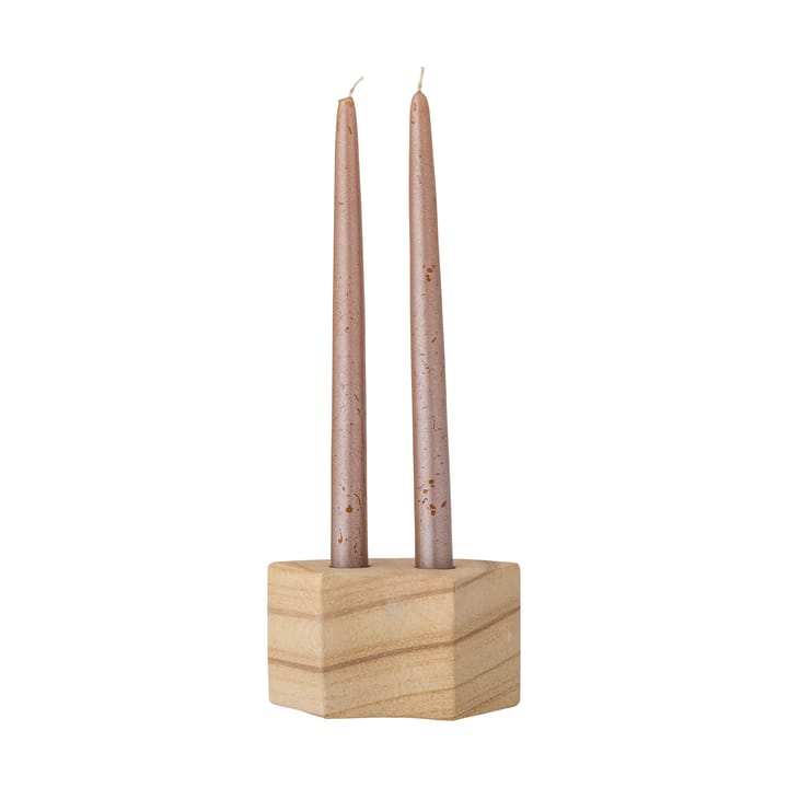 Florida świecznik 14,5x8x7,5 cm, Natural sandstone Bloomingville