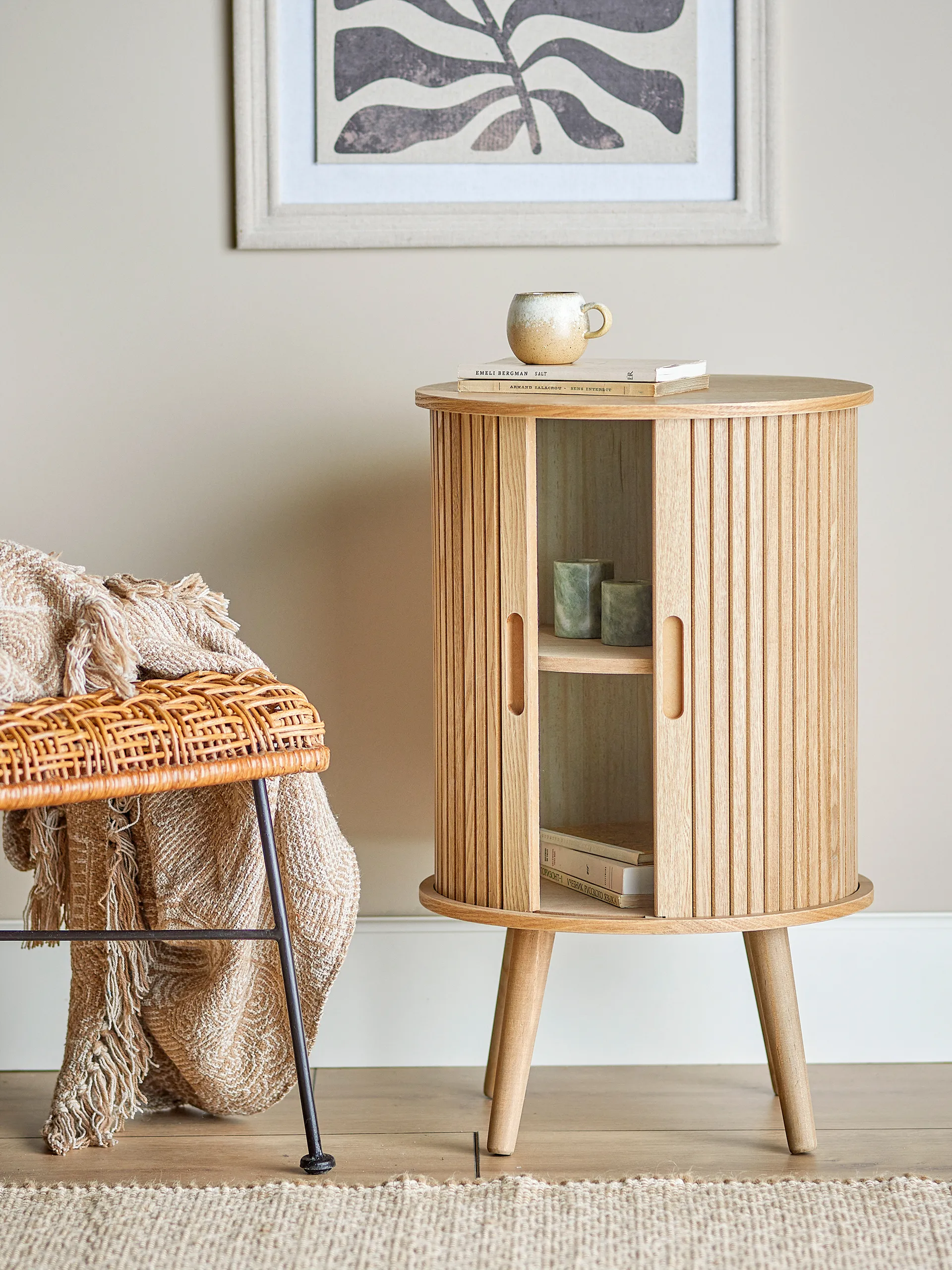 Gabinet Salento Ø40x65 cm, Nature Bloomingville