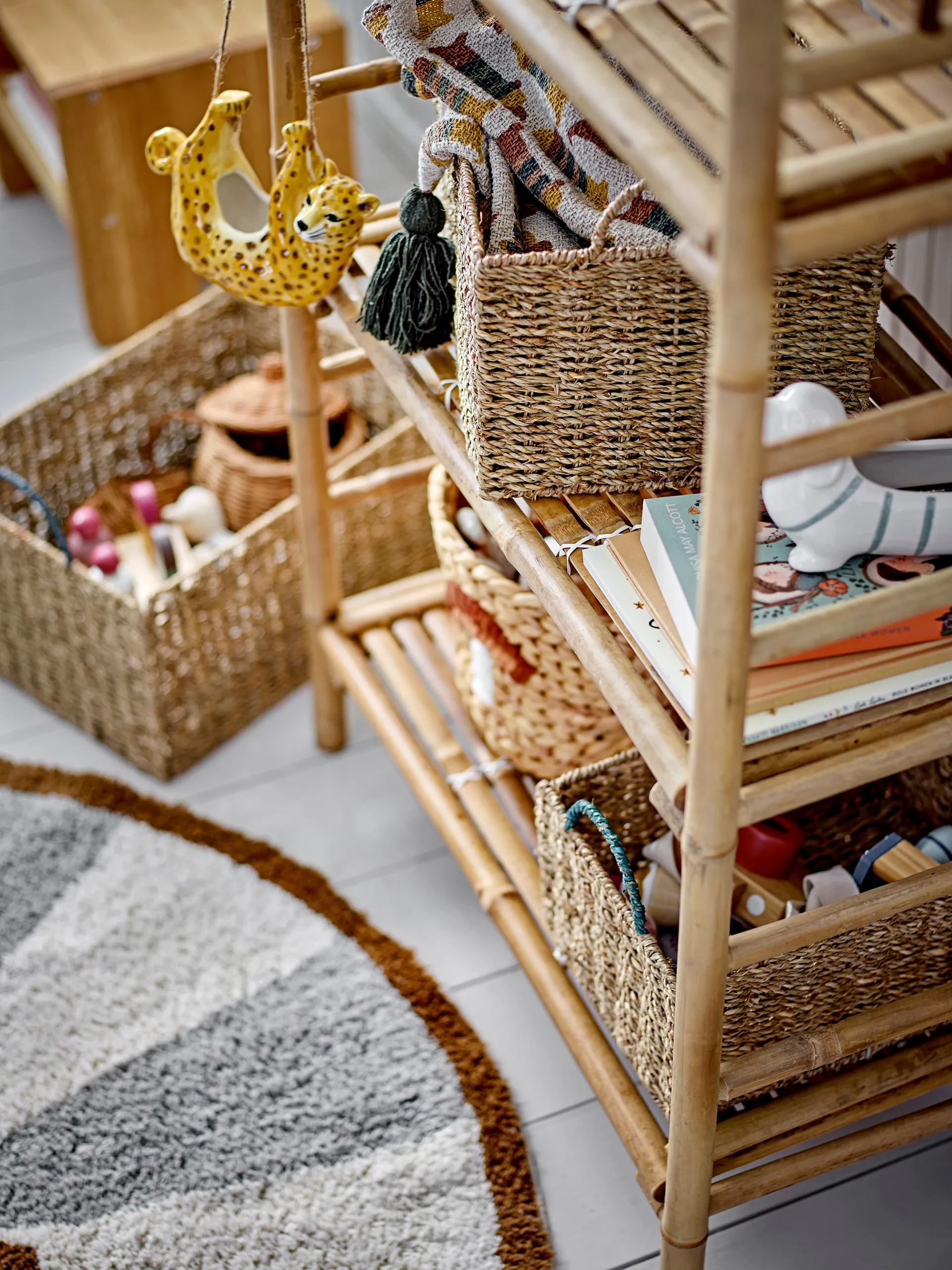 Haczyk wiszący Roam, Yellow cheetah Bloomingville