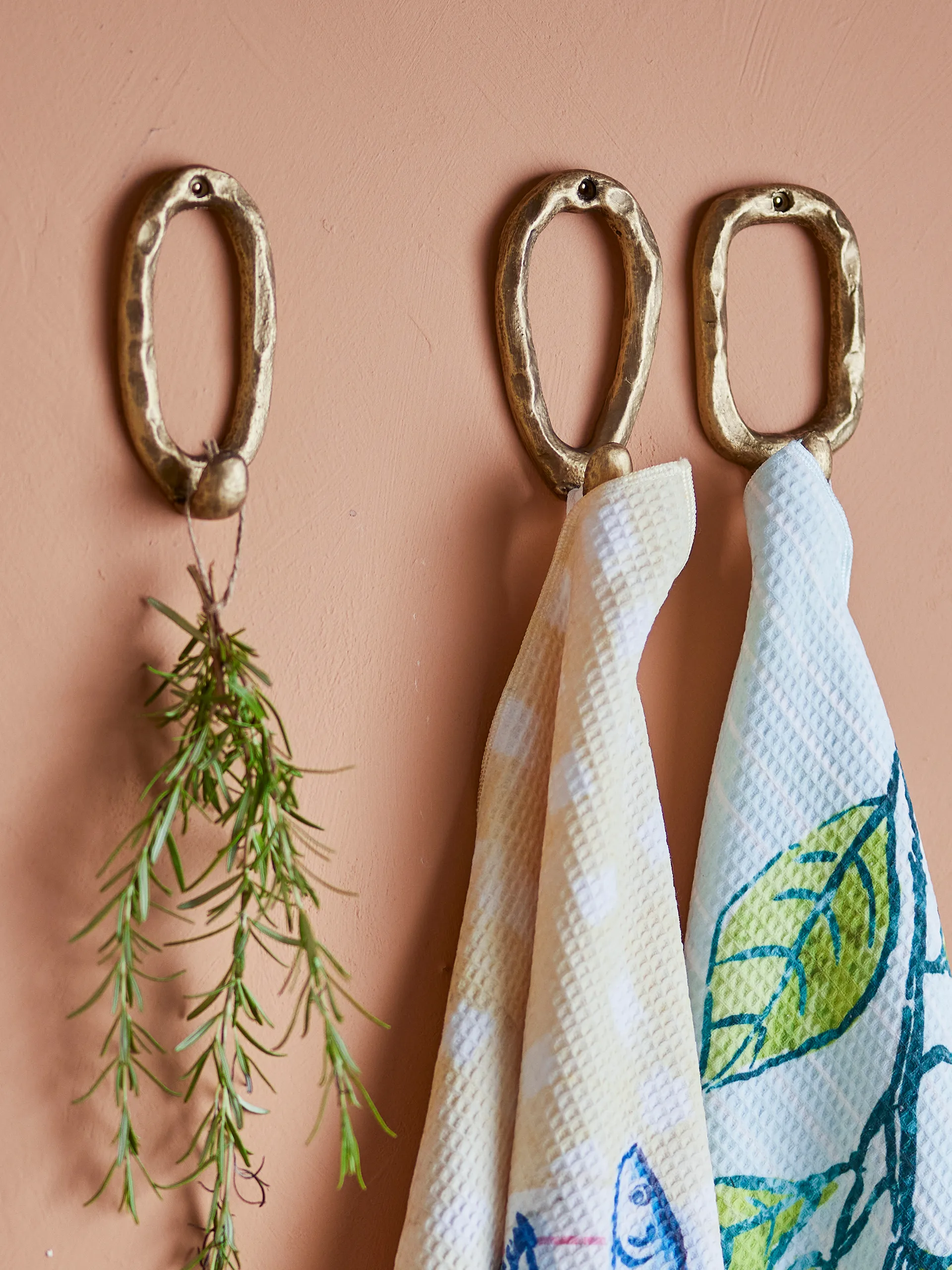 Haczyki Cias 3 części, Mosiądz Bloomingville