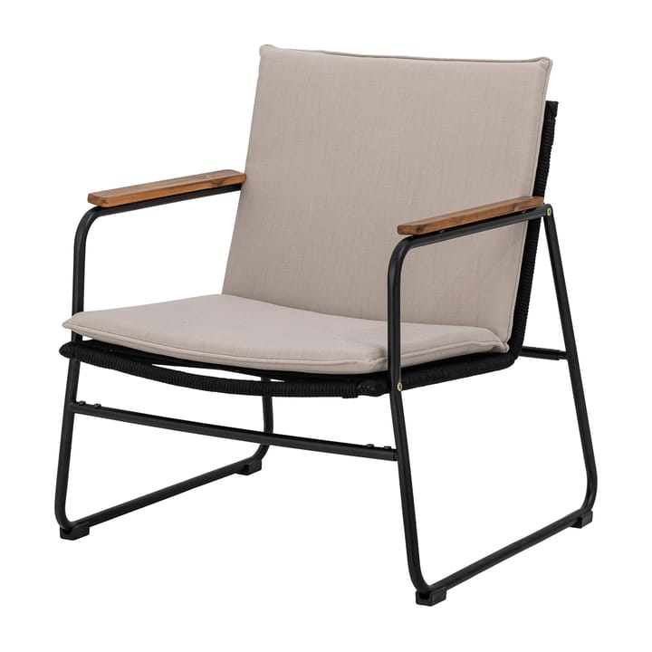 Hampton fotel 68x71x76 cm - Czarny-beżowy - Bloomingville