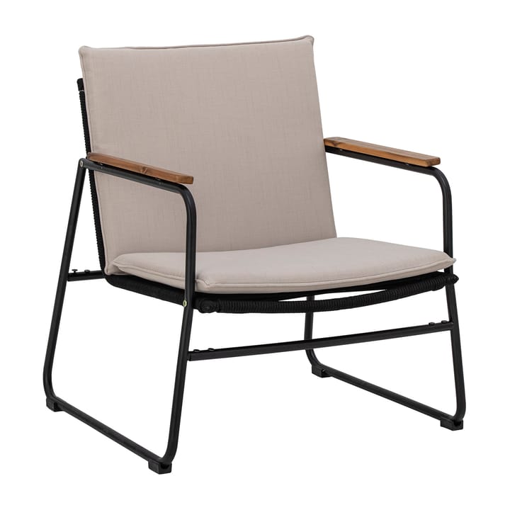 Hampton fotel 68x71x76 cm - Czarny-beżowy - Bloomingville