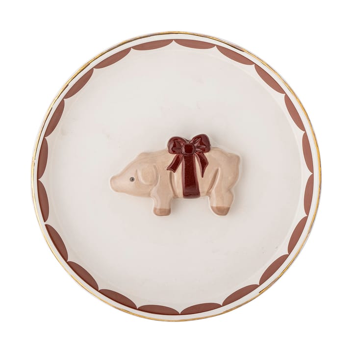 Jolly miska do serwowania Ø18 cm - Biały-czerwony - Bloomingville