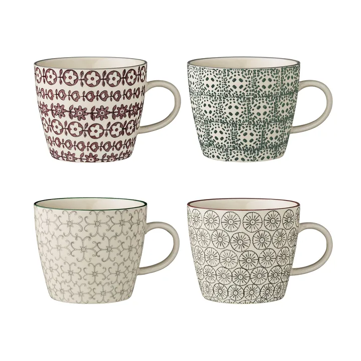 Karine mugg 4 delar Ø9,5 cm - Bloomingville
