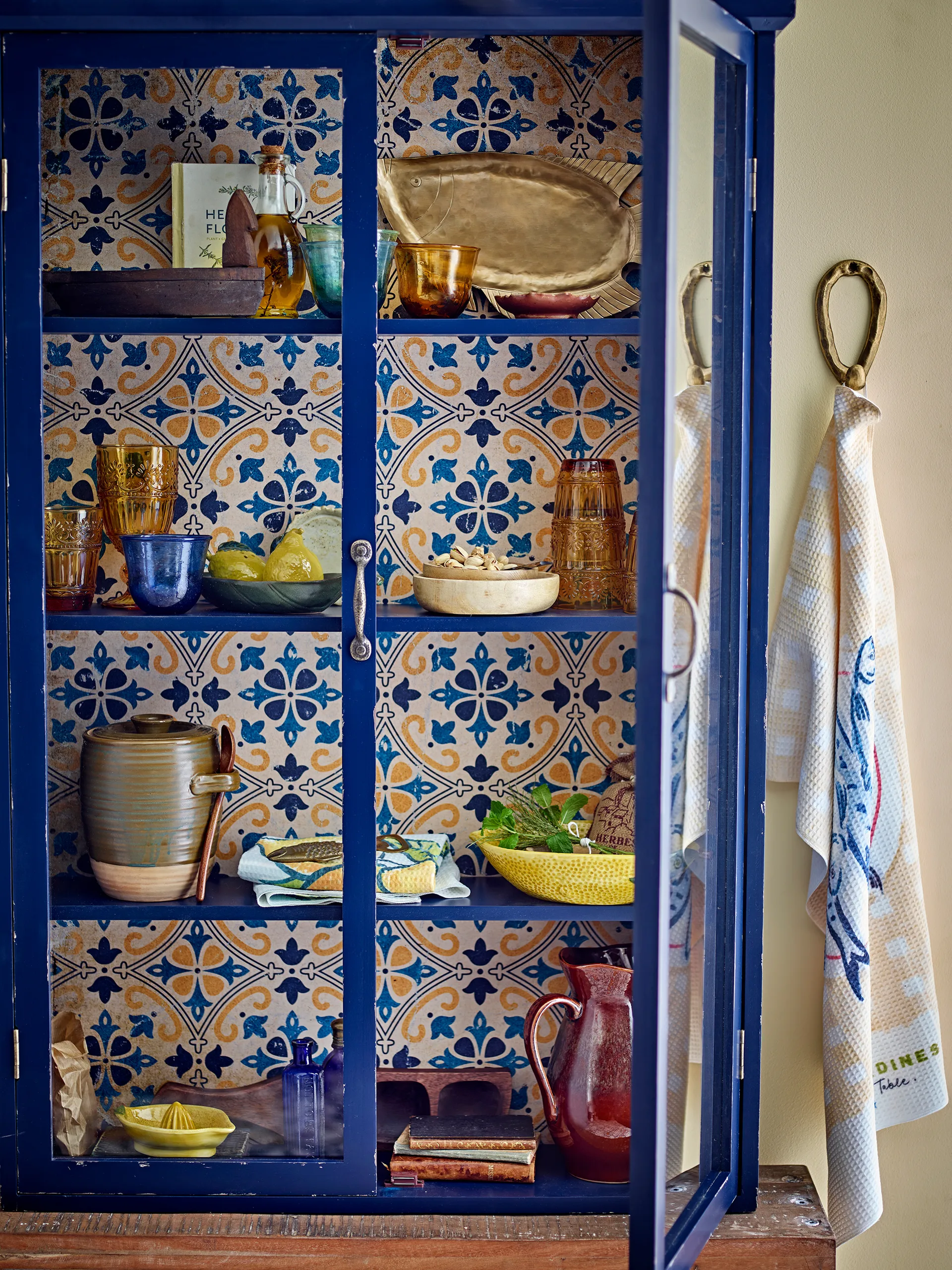 Karu szklanki 28 cl 4 szt, Niebiesko-żółto-zielono-jasnoniebieski Bloomingville