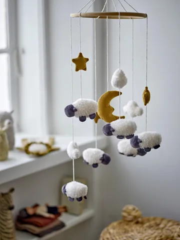 Karuzela wisząca Dolly 20x75 cm - Biały - Bloomingville