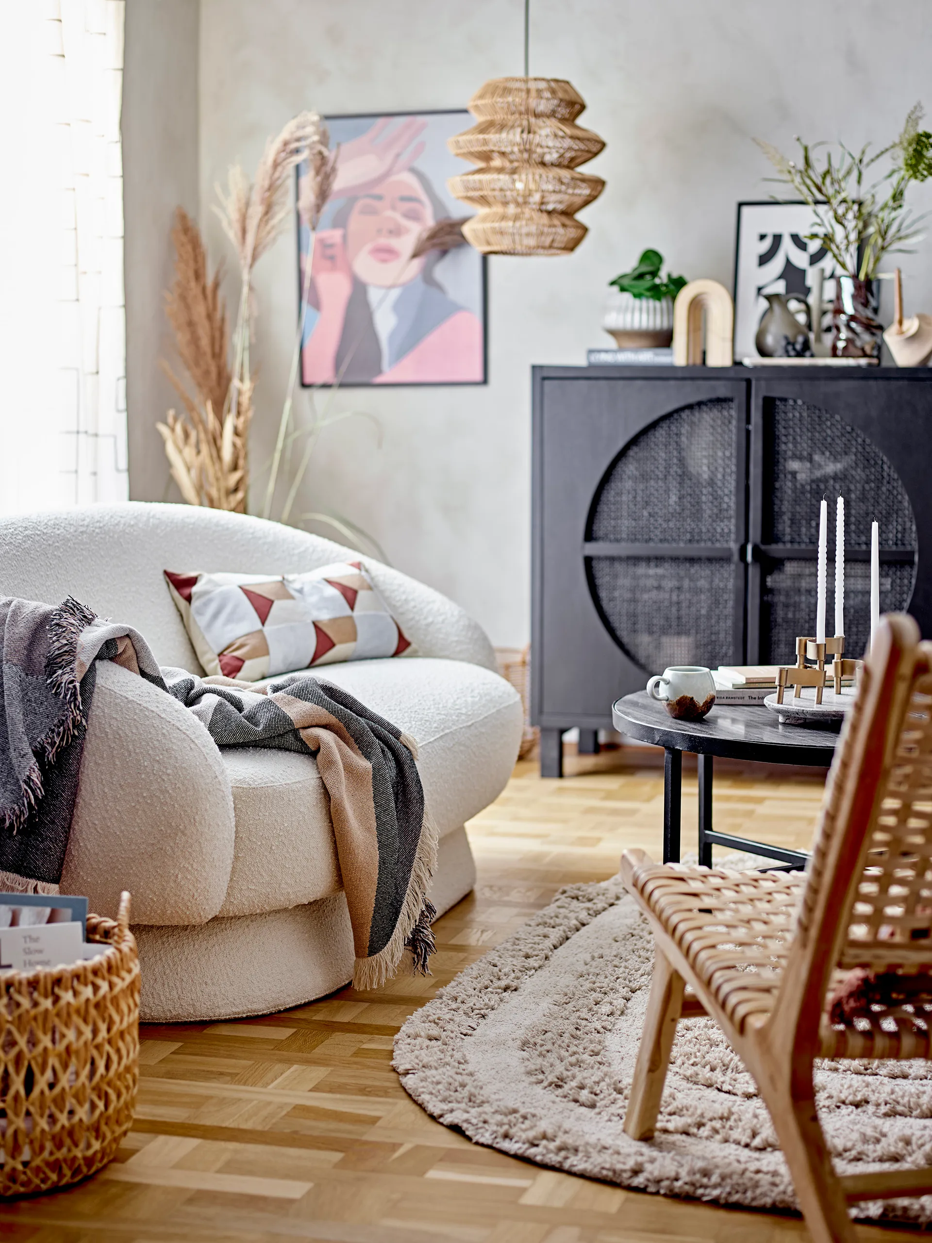 Kenja świecznik, Mosiądz Bloomingville