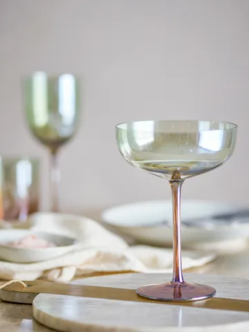 Kieliszek do koktajli Aston, 4-pak - Brązowy - Bloomingville