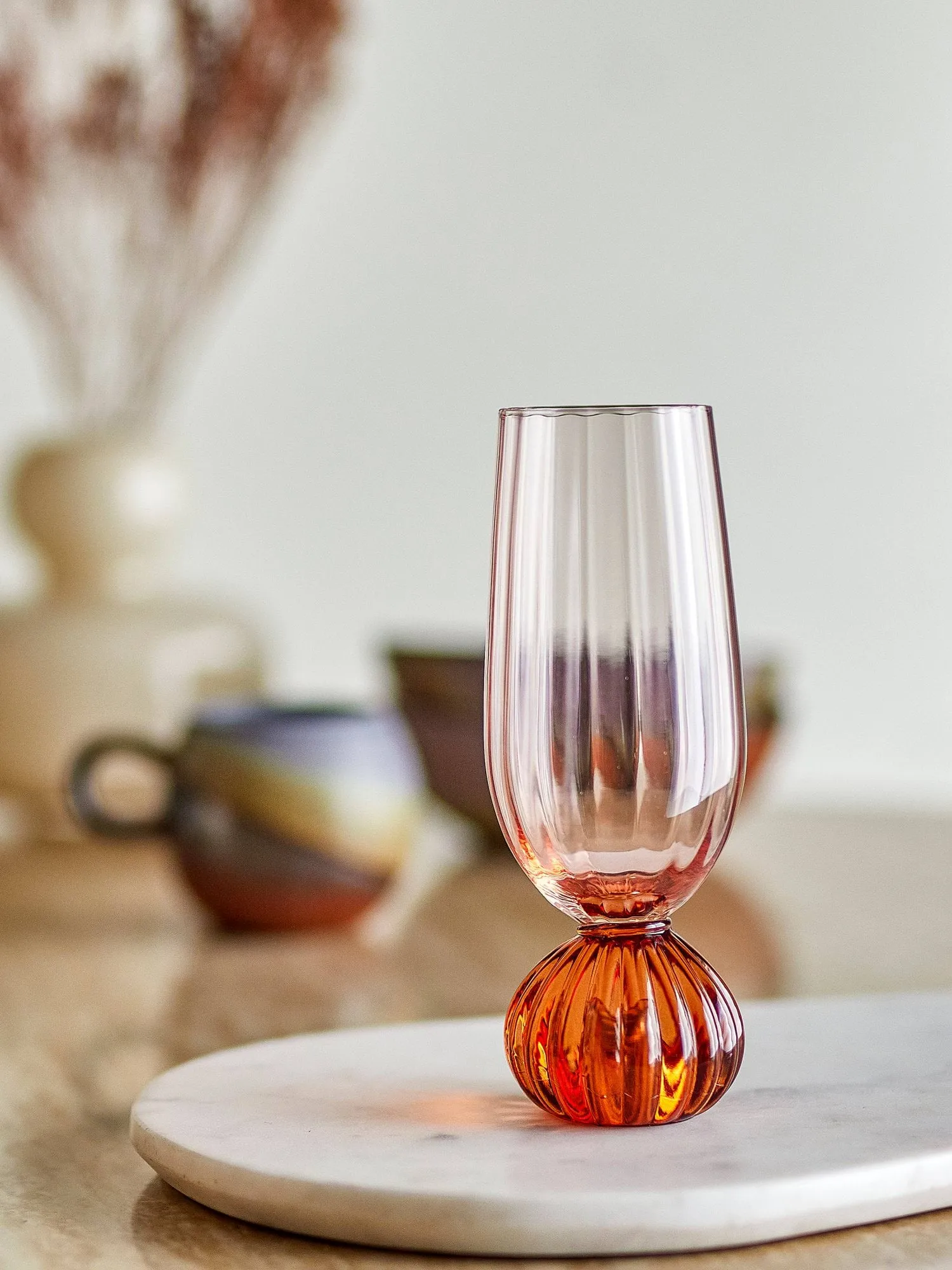 Kieliszek do szampana Taurin 250 ml, Róża Bloomingville