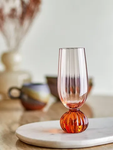 Kieliszek do szampana Taurin 250 ml - Róża - Bloomingville