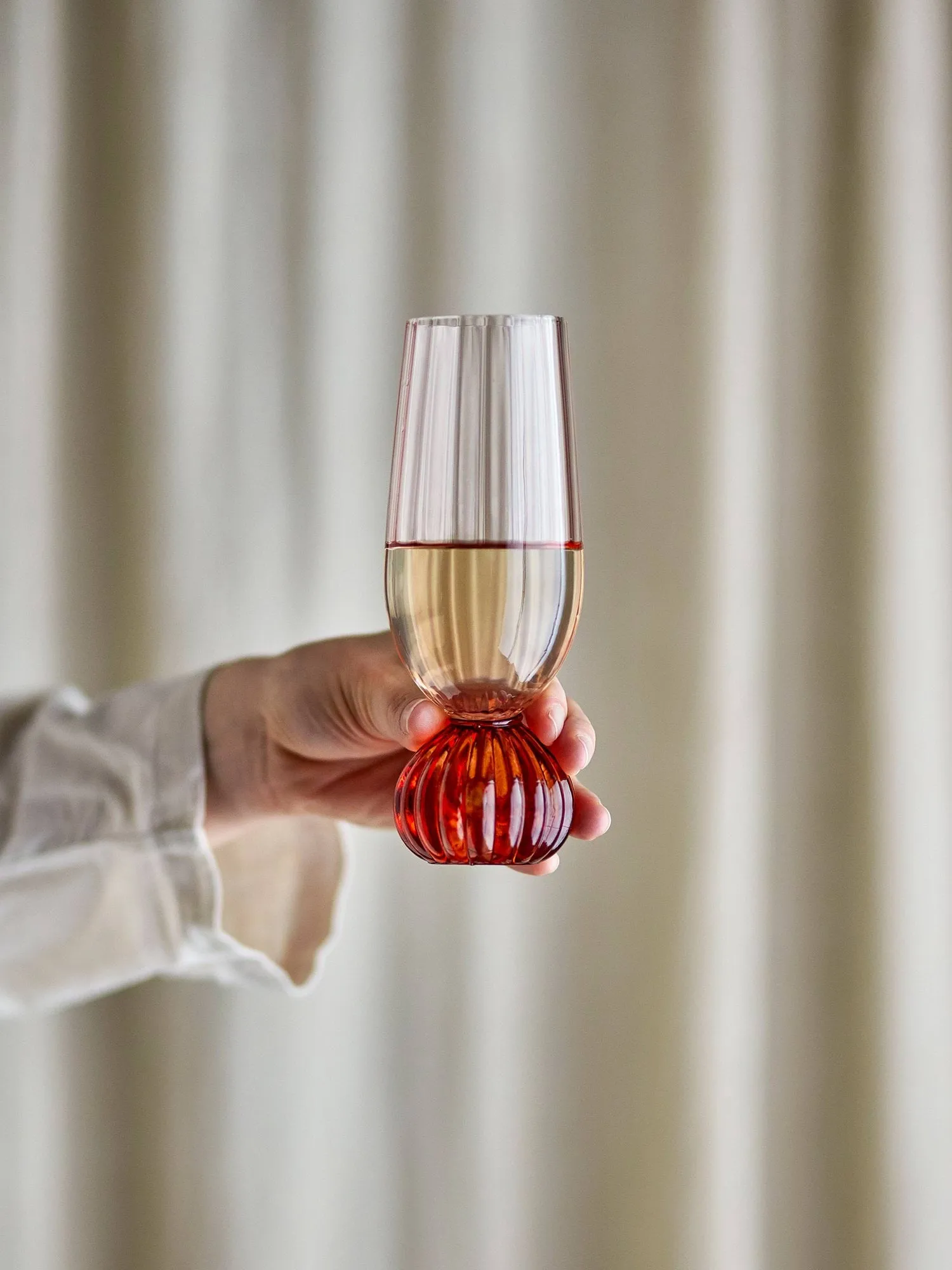 Kieliszek do szampana Taurin 250 ml, Róża Bloomingville