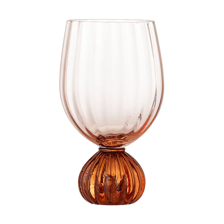 Kieliszek do wina Taurin 430 ml - Róża - Bloomingville