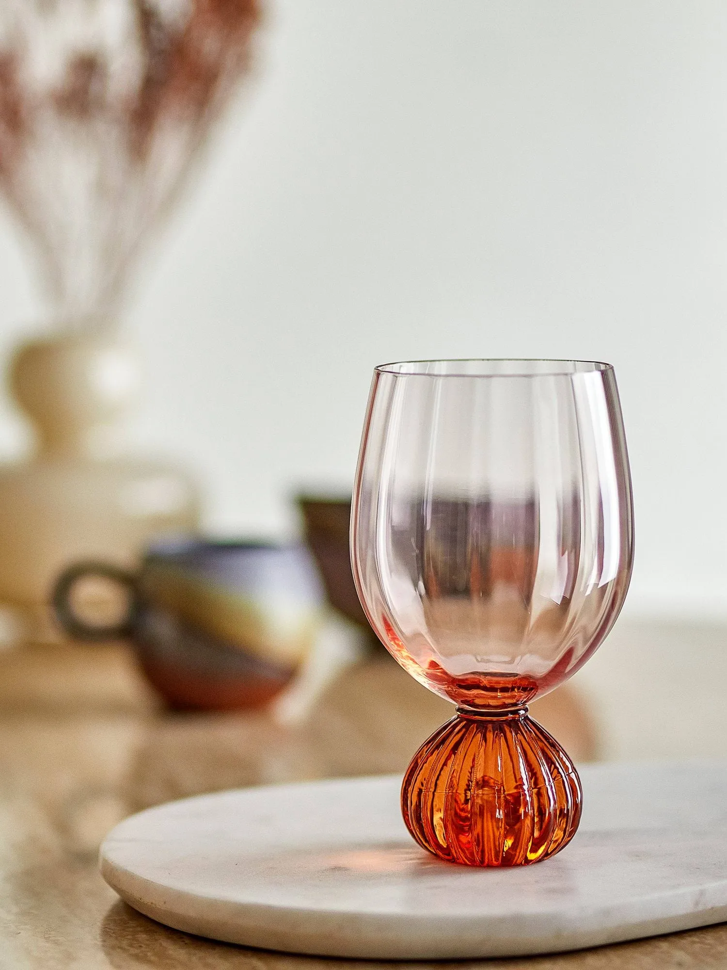 Kieliszek do wina Taurin 430 ml, Róża Bloomingville