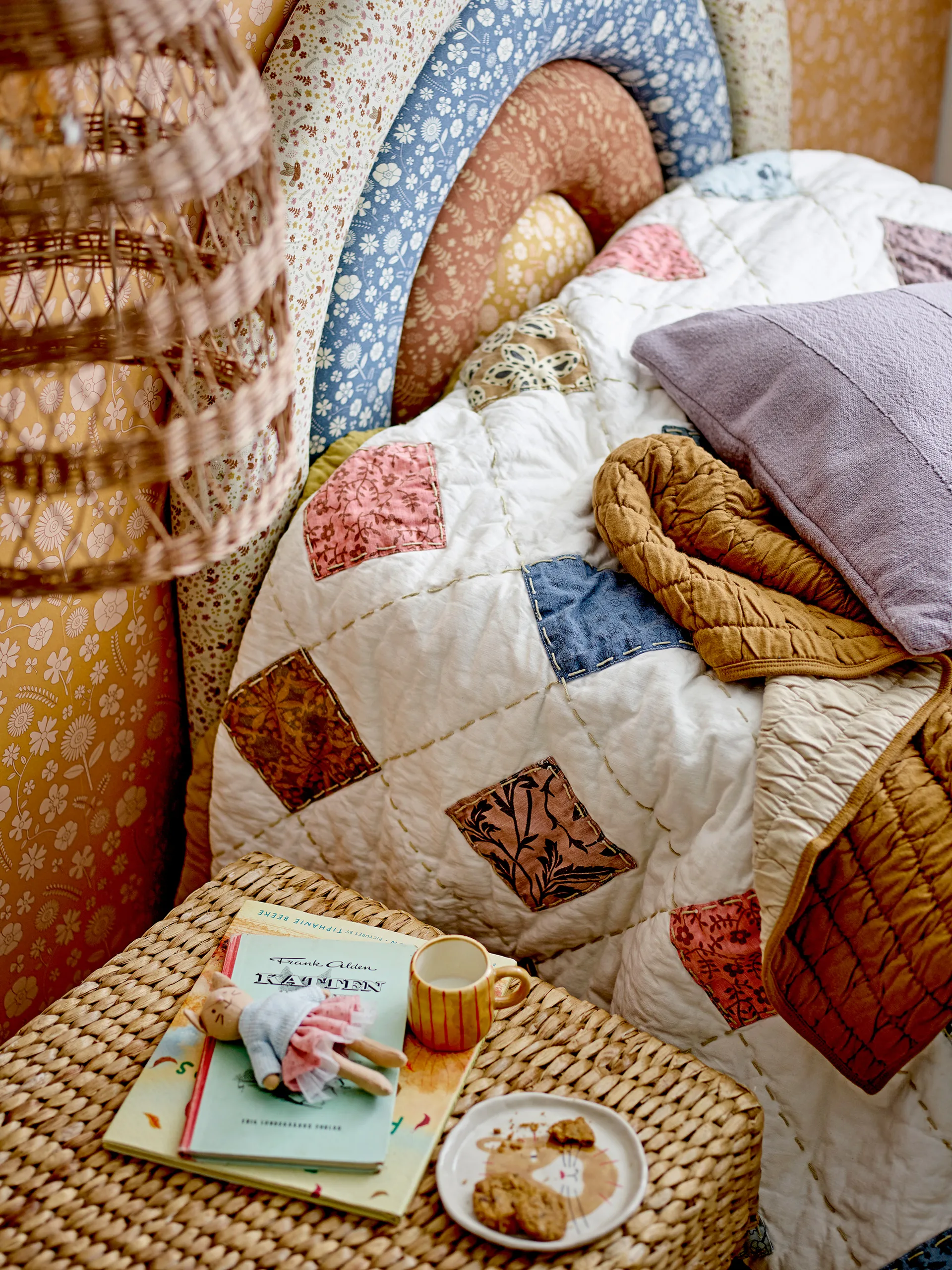 Kittie zastawa stołowa dziecięca, z kamionki 3 cz., kot Bloomingville