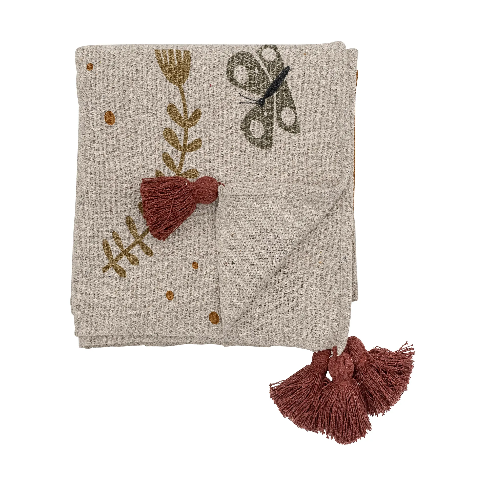 Koc Bryn 130x160 cm, Brązowy Bloomingville