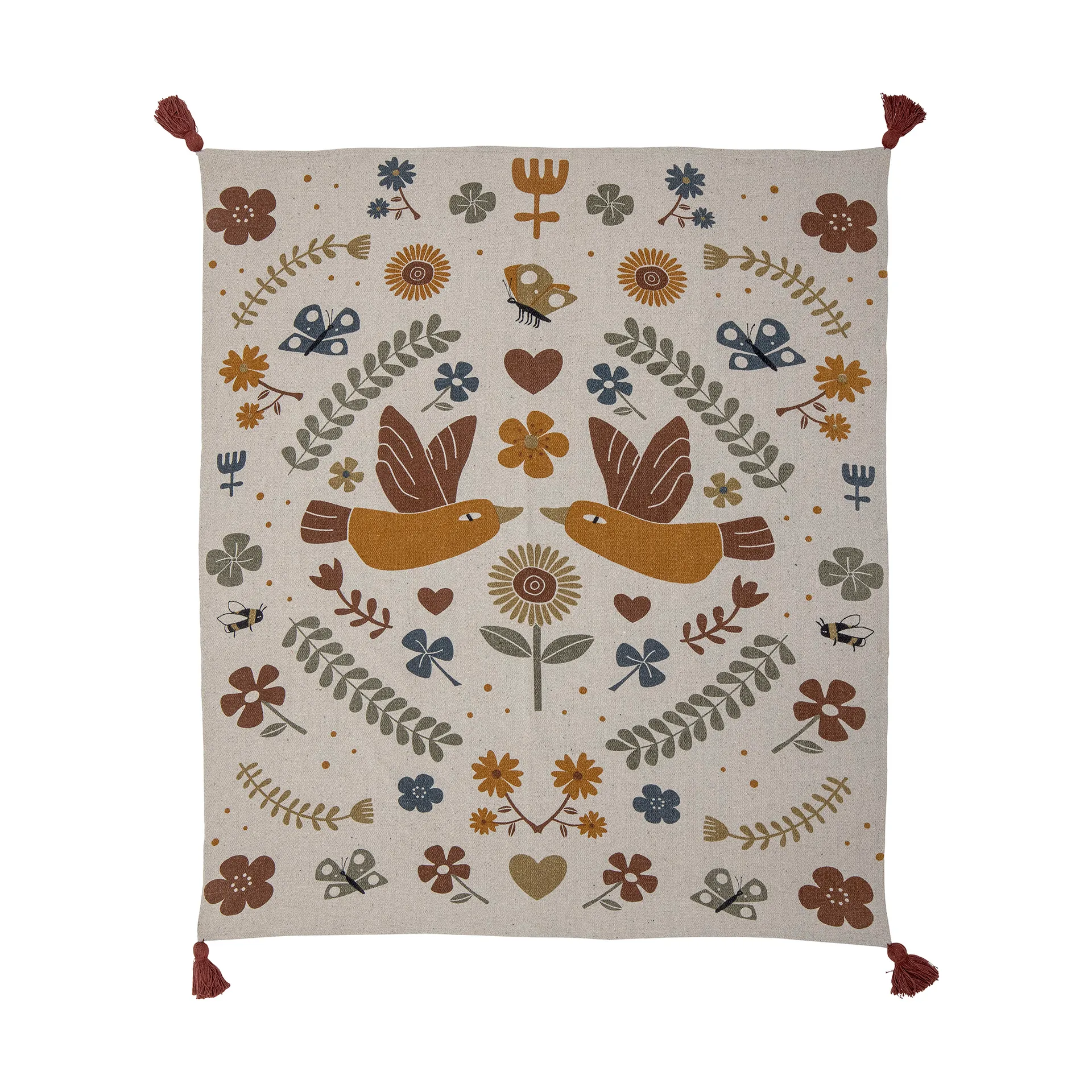 Koc Bryn 130x160 cm, Brązowy Bloomingville