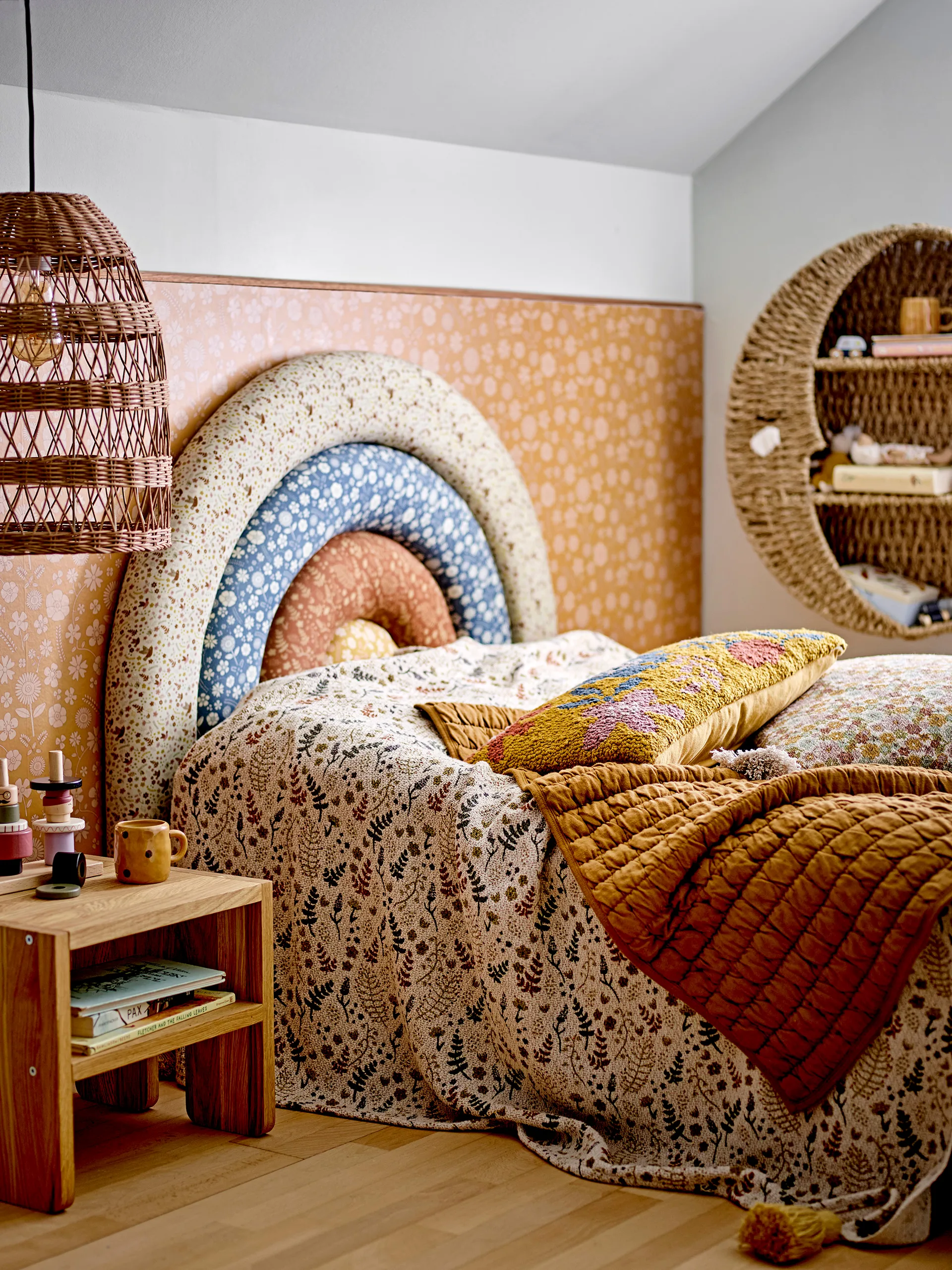 Koc Filipa 130x160 cm, Żółty Bloomingville