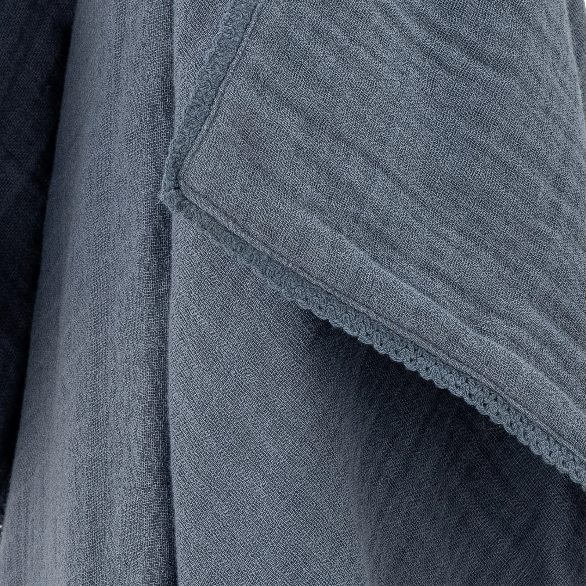 Koc muślinowy Bloomingville 80x100 cm, Niebieski Bloomingville