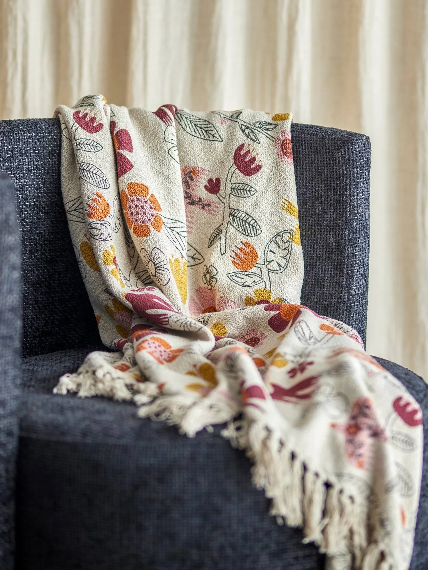 Koc Vivielle, Multi, 160x130 cm Bloomingville