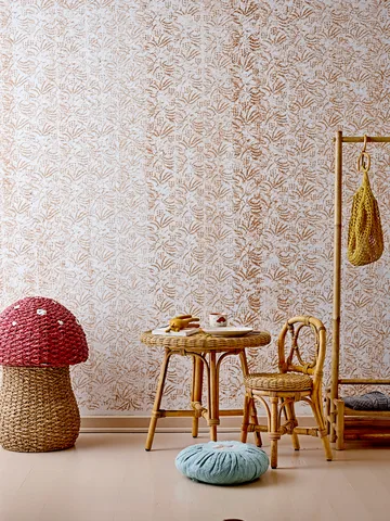 Kosz do przechowywania Corintha z pokrywką Ø43x61 cm - Czerwony - Bloomingville