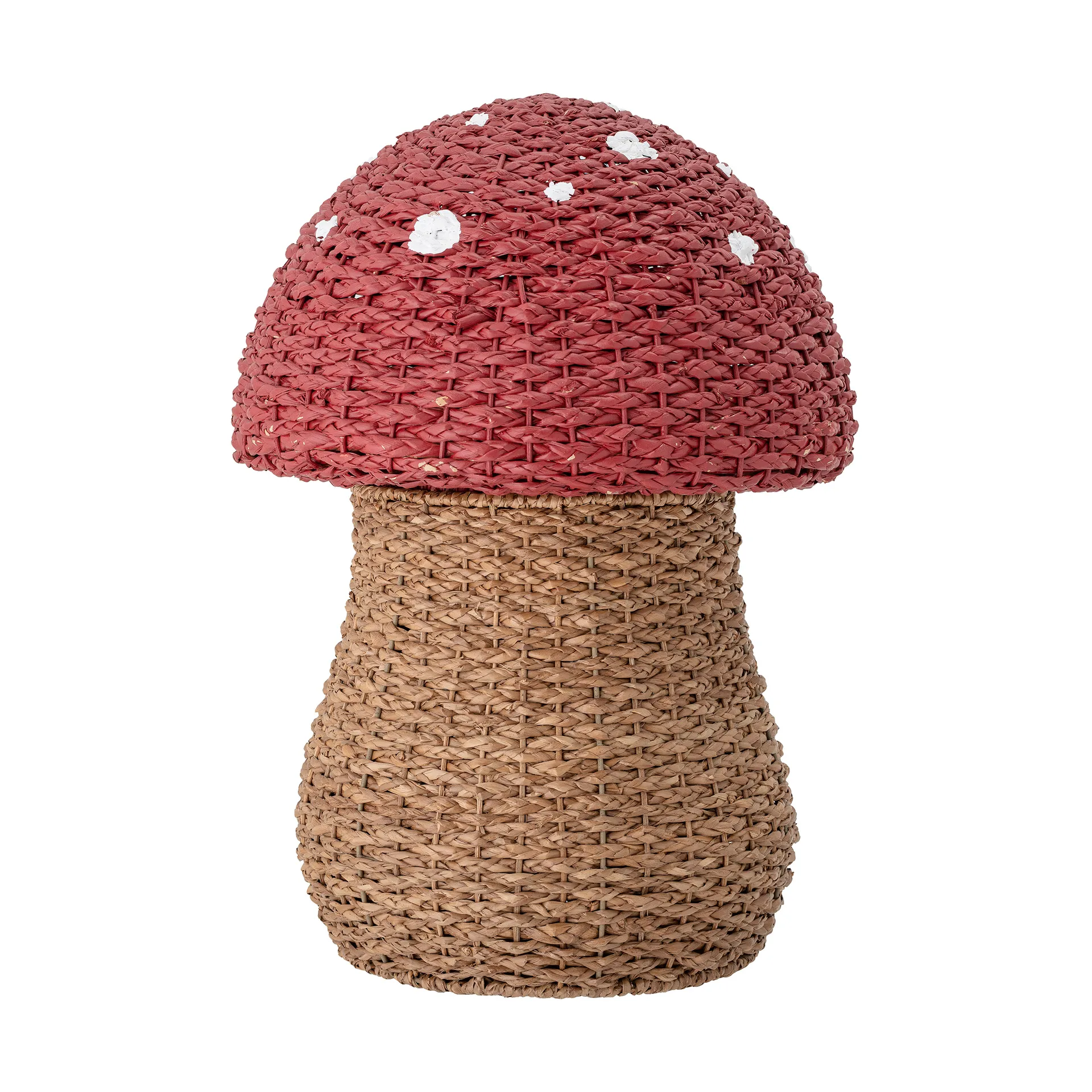 Kosz do przechowywania Corintha z pokrywką 61xØ43 cm, Czerwony Bloomingville