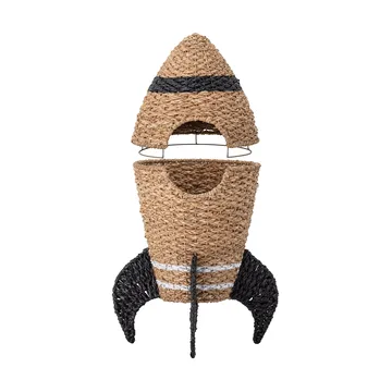 Kosz do przechowywania Cosmina z pokrywką Ø40x68,5 cm - Nature - Bloomingville