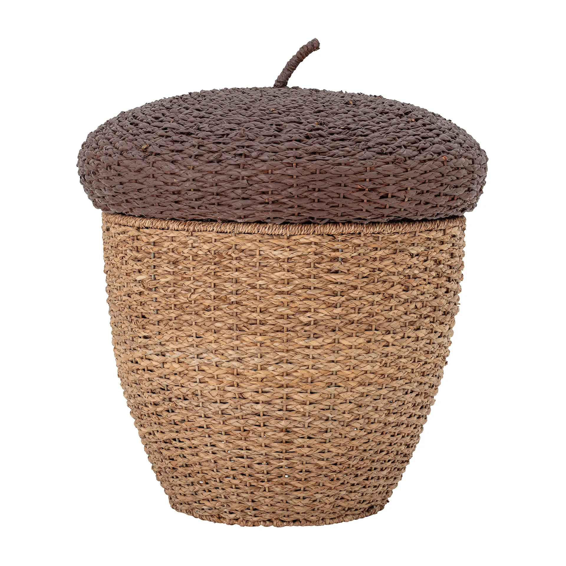 Kosz do przechowywania Finus z pokrywą Ø43,5 cm, Brązowy Bloomingville