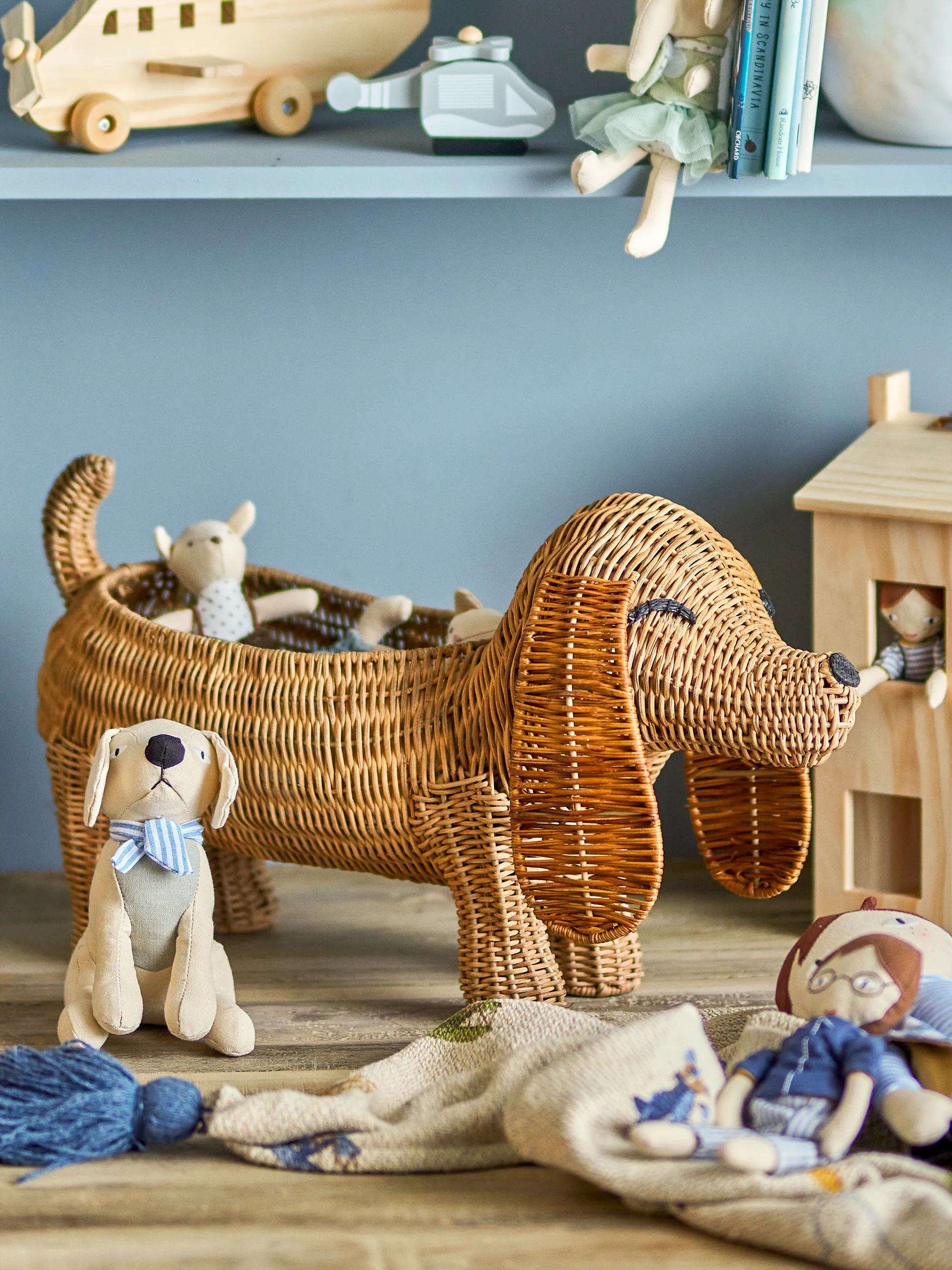 Kosz do przechowywania Palle, Brązowy Bloomingville