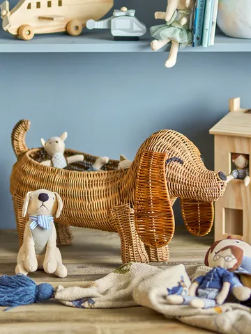 Kosz do przechowywania Palle - Brązowy - Bloomingville