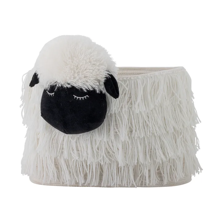 Kosz Dolly 40x30 cm - Biały - Bloomingville