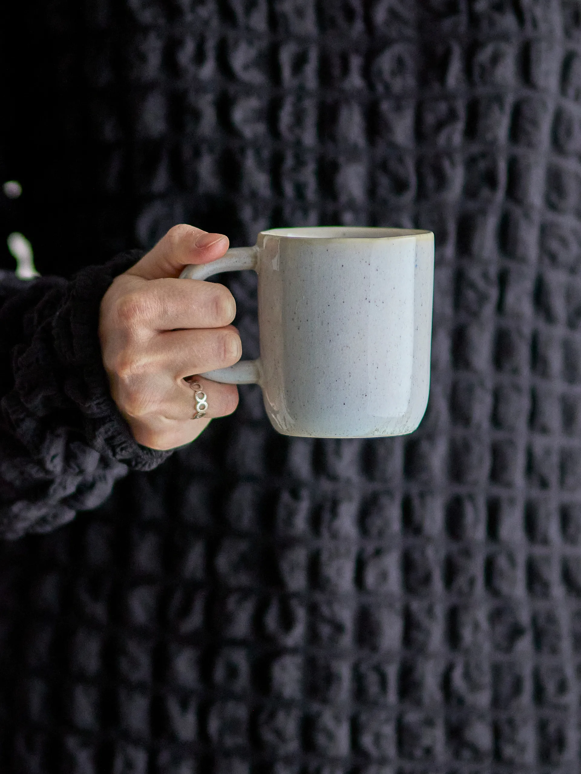 Kubek Addison 25 cl, Biały Bloomingville