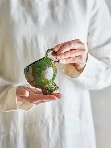 Kubek Avonlea, 4-pak - Zielony - Bloomingville