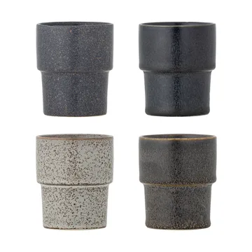 Kubek Ewan, 4‑pak - Brązowy - Bloomingville