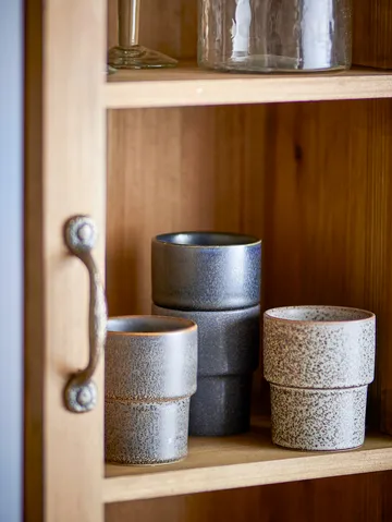 Kubek Ewan, 4‑pak - Brązowy - Bloomingville