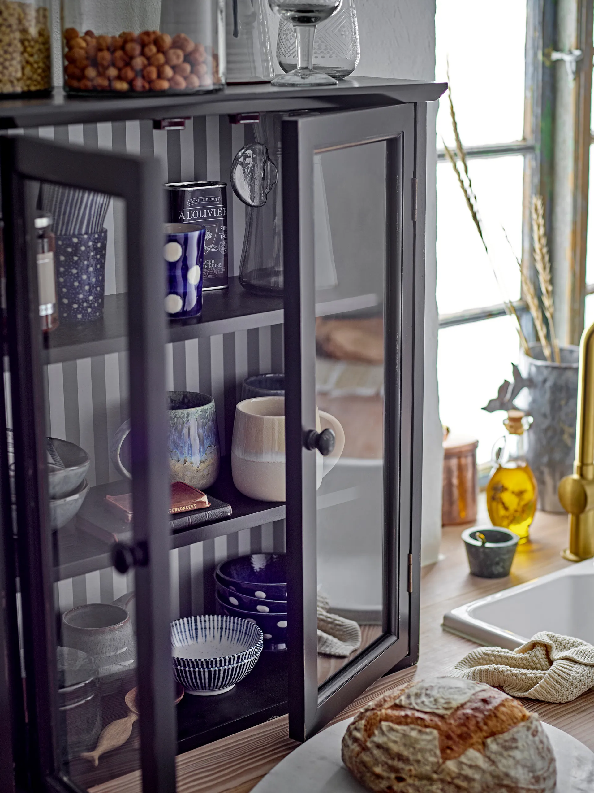 Kubek Linora 580 ml, 3-pak, Niebieski Bloomingville