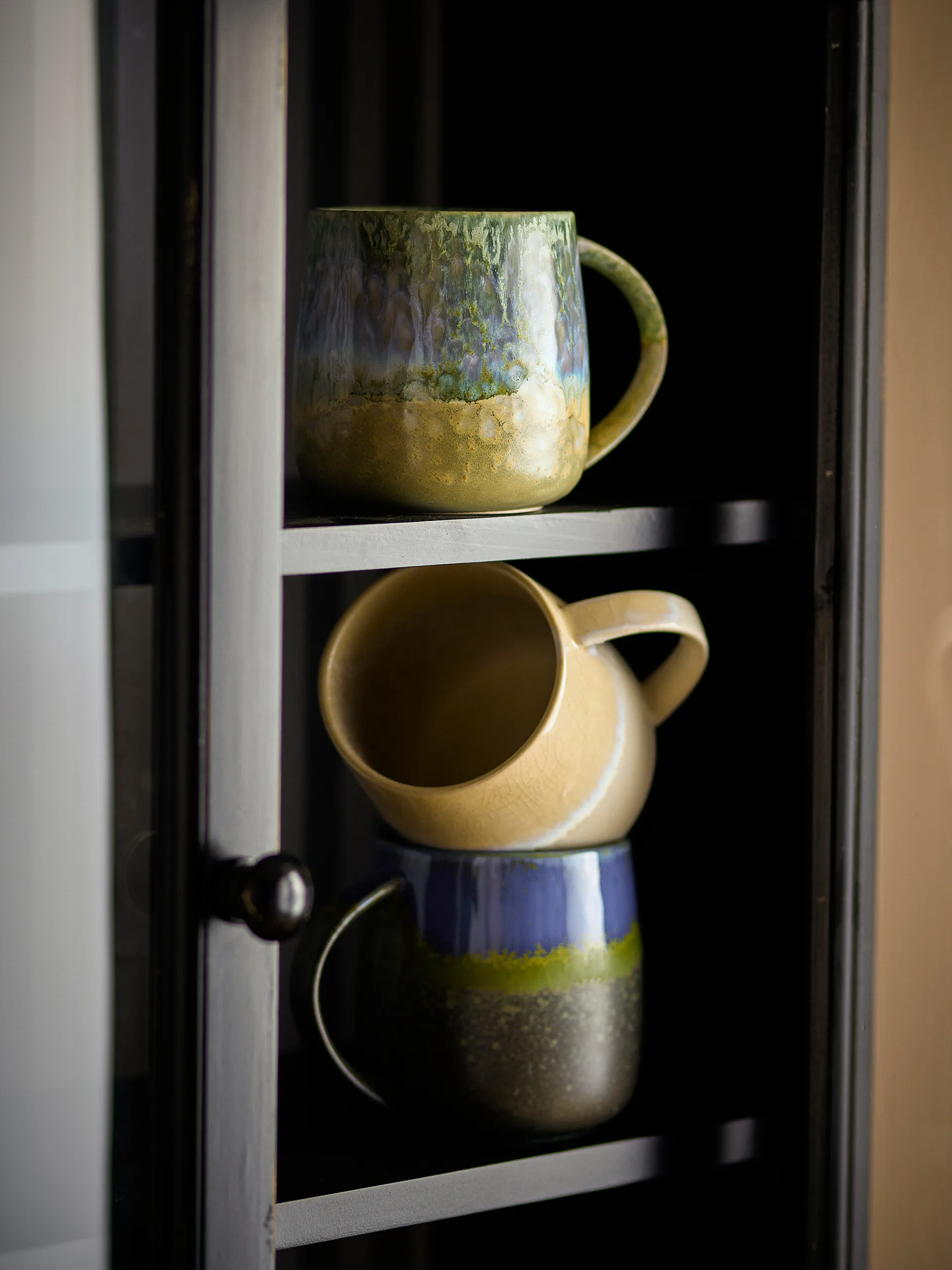 Kubek Linora 580 ml, 3-pak, Niebieski Bloomingville