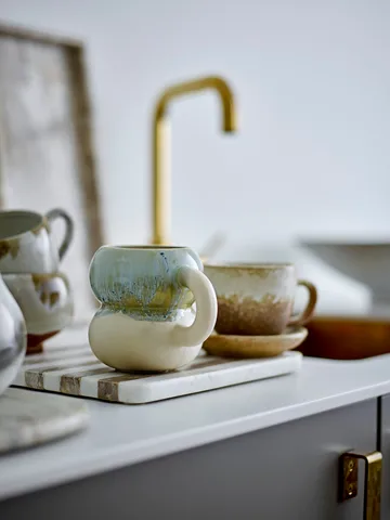 Kubek Luna, 4-pak - Niebieski - Bloomingville