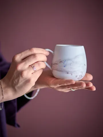 Kubek Lyre, 4-pak - Brązowy - Bloomingville