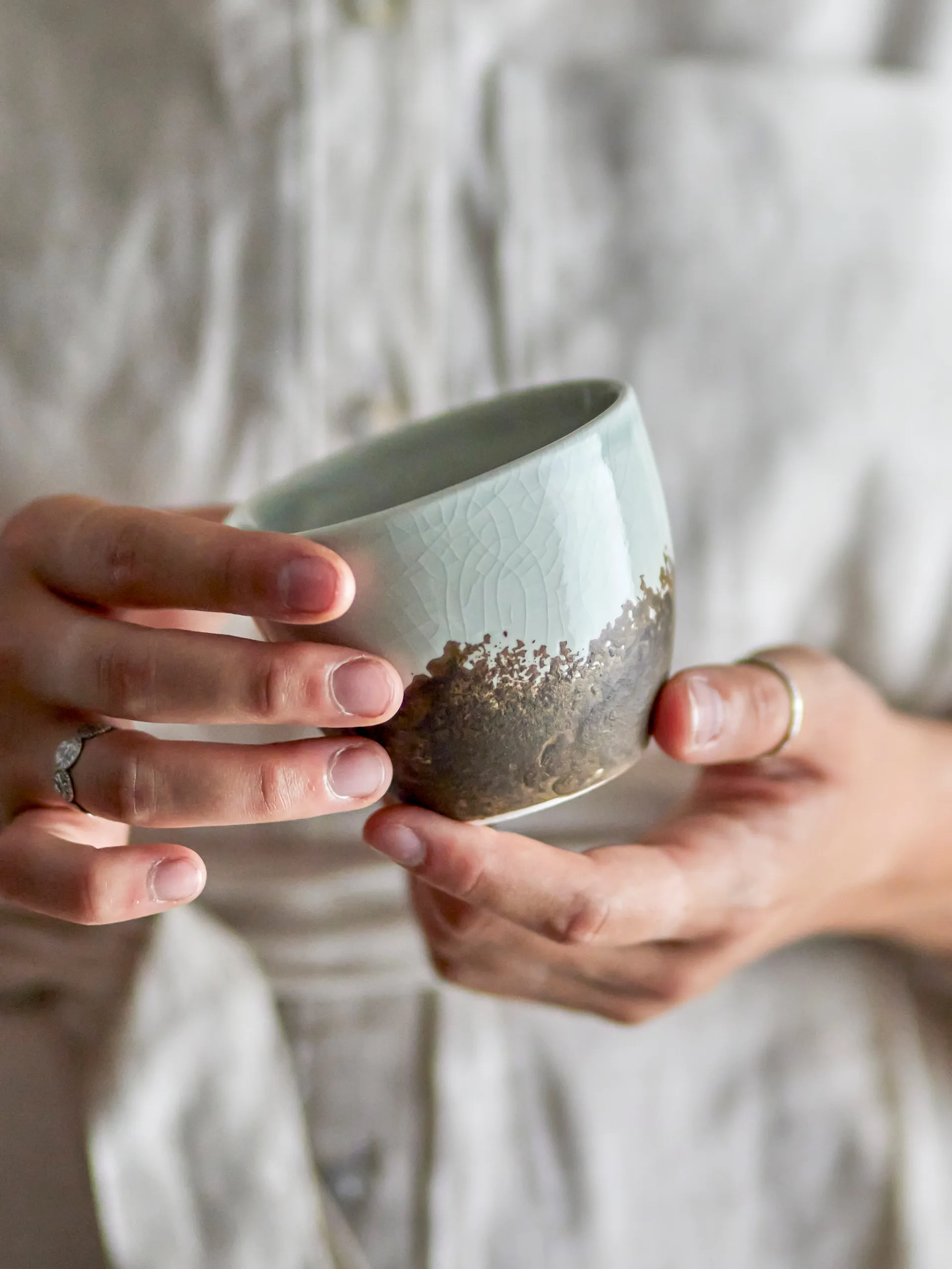 Kubek Paula 195 ml, Grey-brown Bloomingville