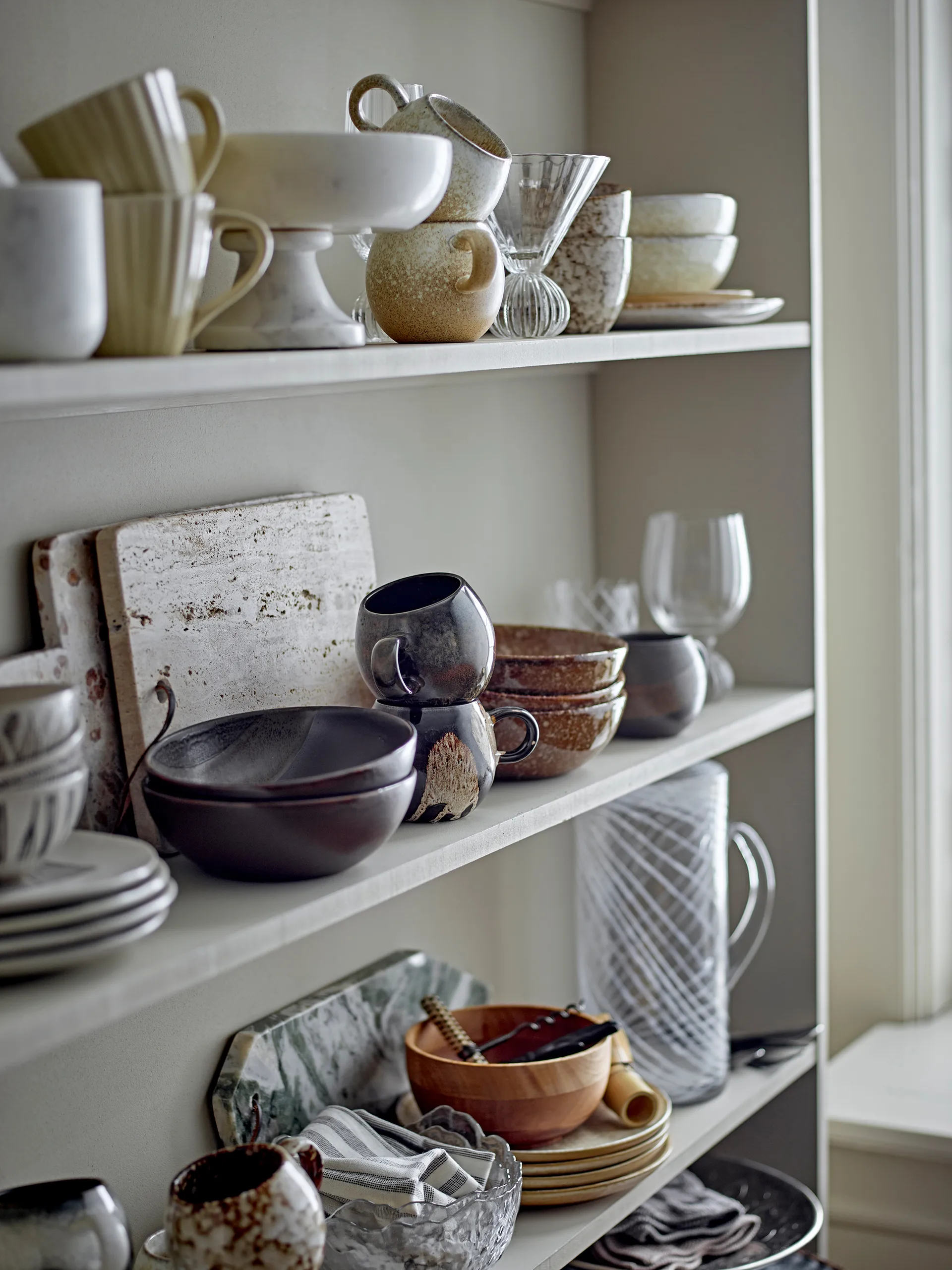 Kubek Paula 275 ml, Czarno-brązowy Bloomingville