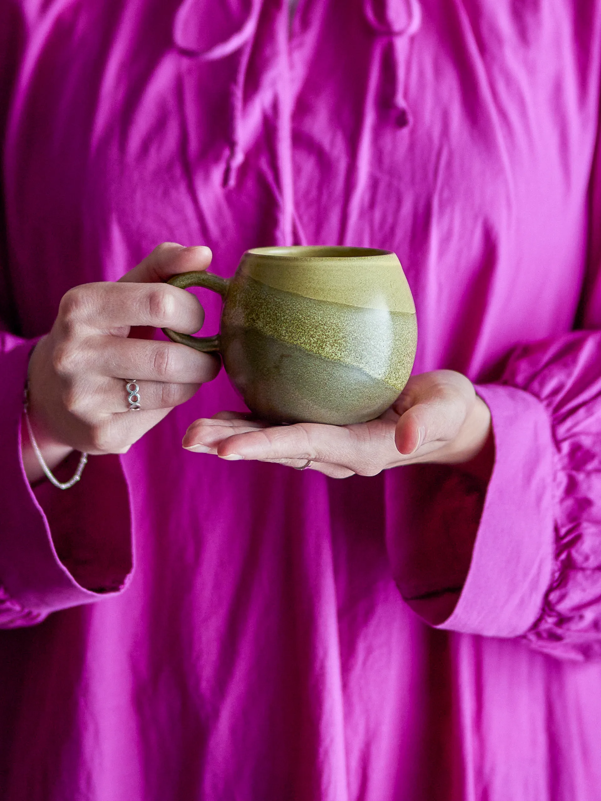 Kubek Paula 275 ml, Zielono-zielony Bloomingville