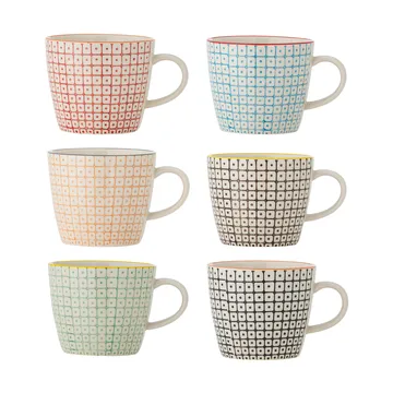 Kubki Carla 4 szt. - Multikolor, 6 szt. - Bloomingville