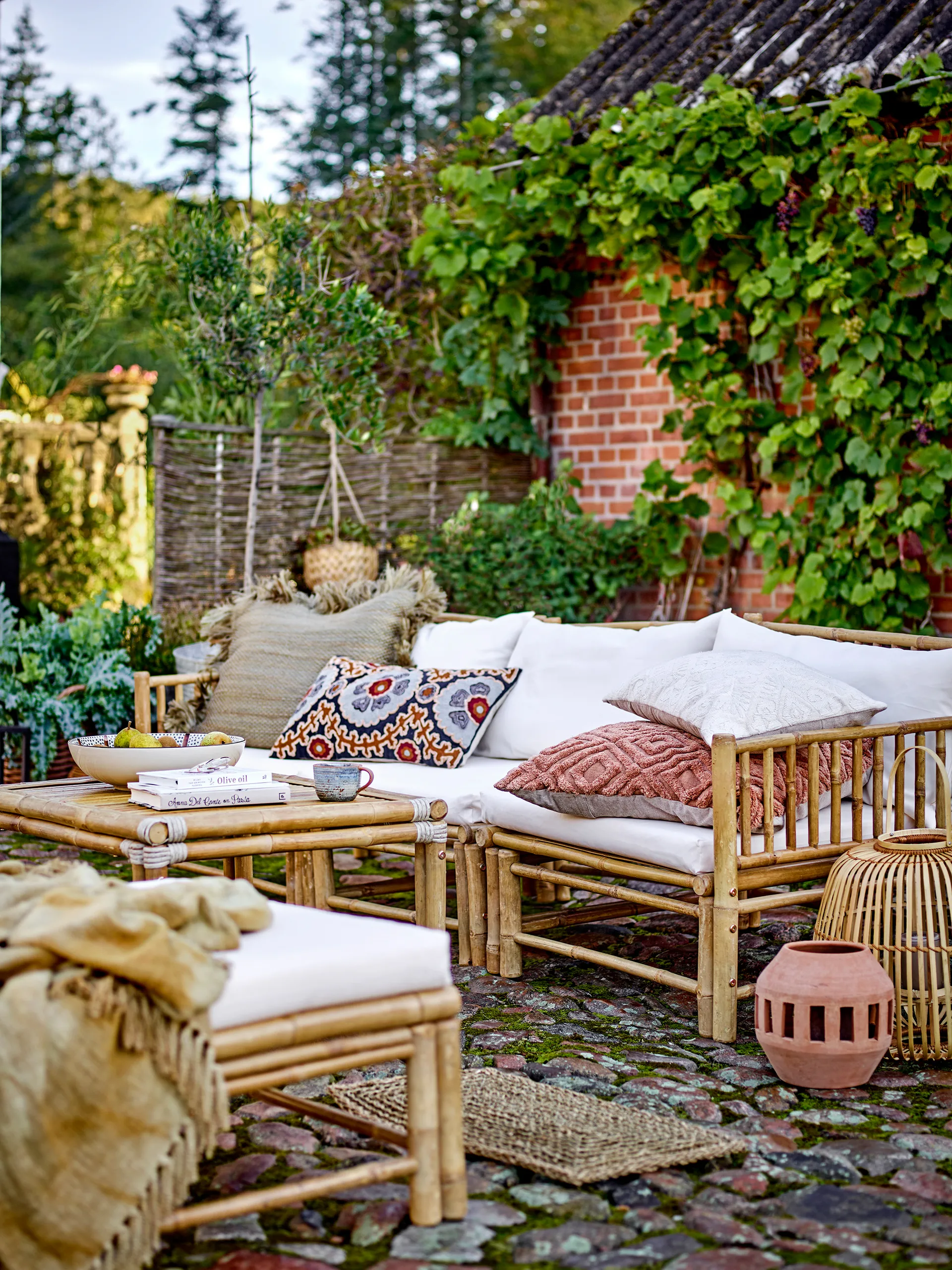 Lalla lampa Ø42x39 cm, Bambus Bloomingville