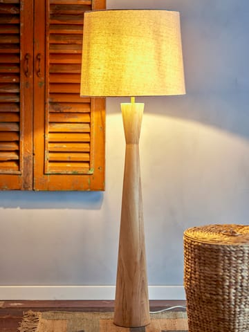 Lampa podłogowa Leonor Ø45x130 cm - Rubberwood - Bloomingville