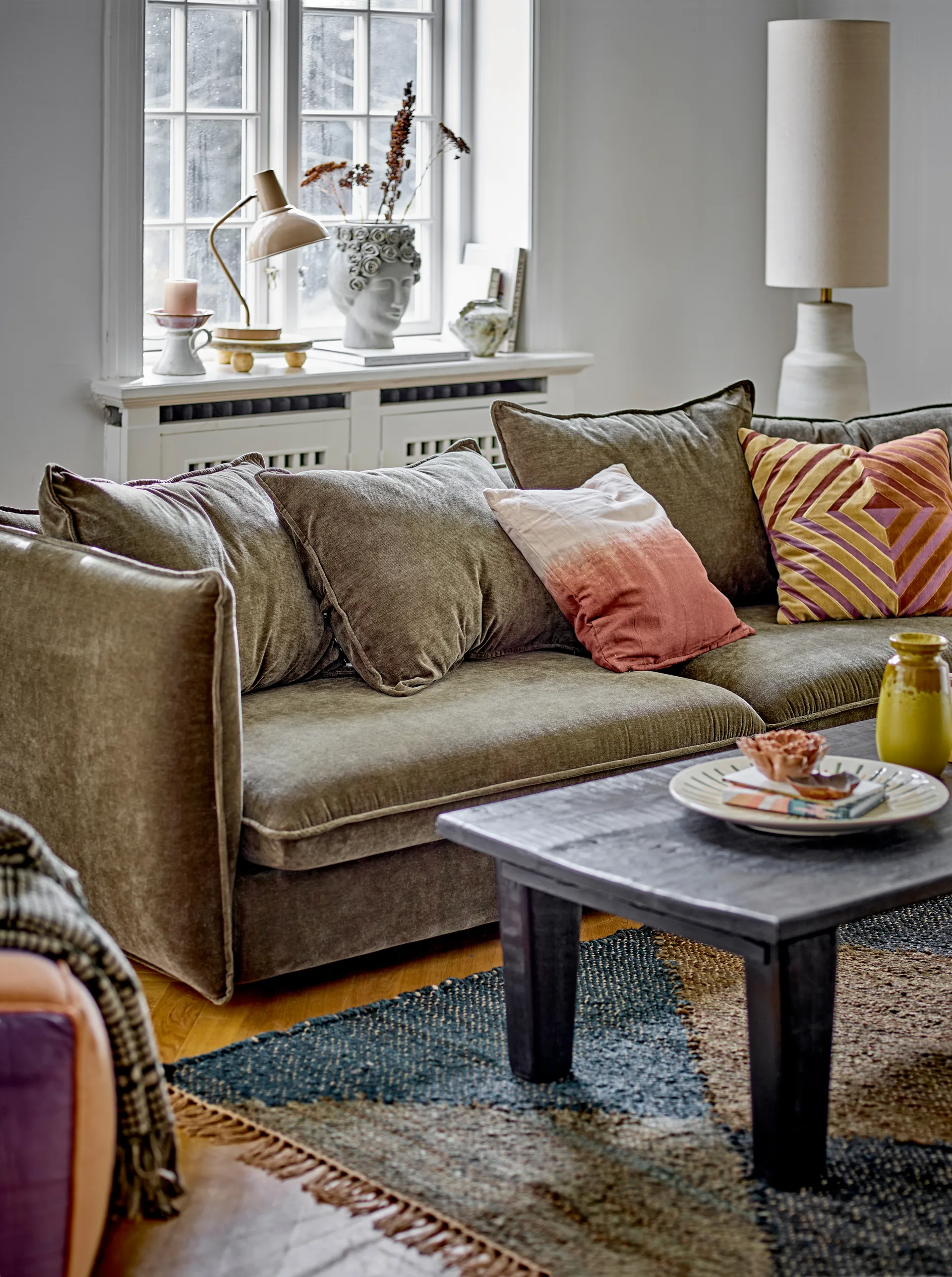 Lampa podłogowa Linetta Ø28x113 cm, Biała Bloomingville