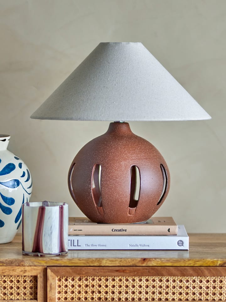 Lampa stołowa Liana Ø40,5x40,5 cm, Brown Bloomingville