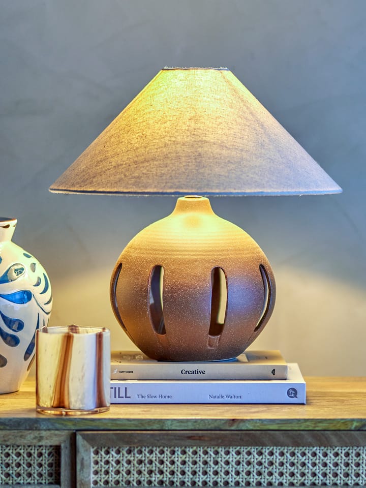 Lampa stołowa Liana Ø40,5x40,5 cm, Brown Bloomingville